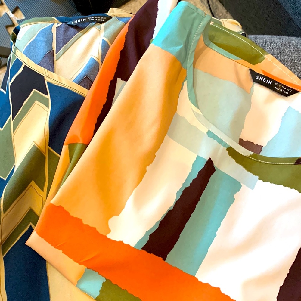 2 Shein shirts XL